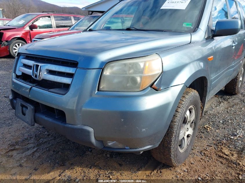 2006 Honda Pilot Ex VIN: 2HKYF18426H552478 Lot: 43819767