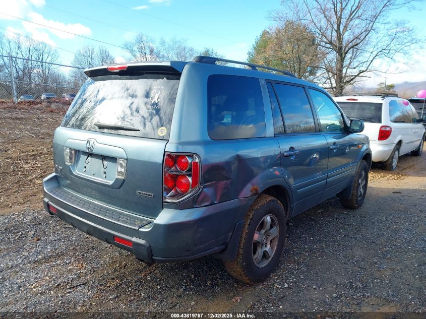 2006 Honda Pilot Ex VIN: 2HKYF18426H552478 Lot: 43819767