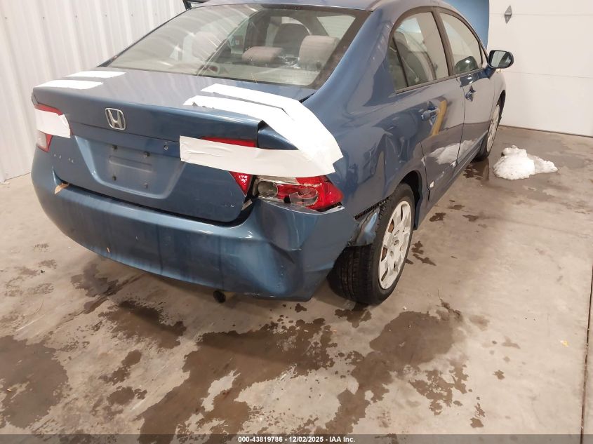 2008 Honda Civic Lx VIN: 1HGFA16558L045205 Lot: 43819786