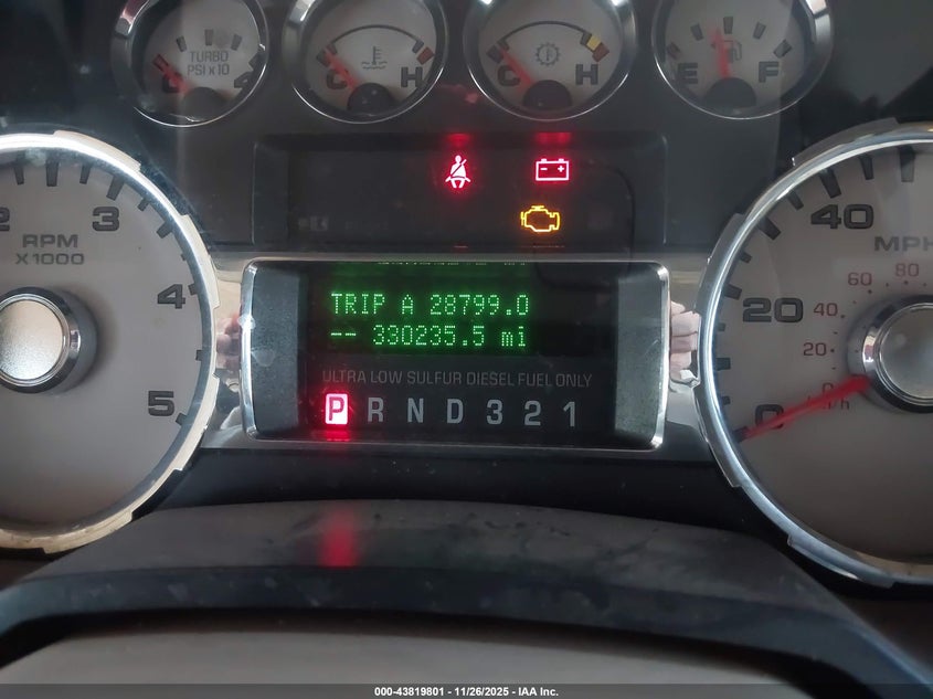 2008 Ford F-350 Fx4/Harley-Davidson/King Ranch/Lariat/Xl/Xlt VIN: 1FTSW31R08EA11567 Lot: 43819801