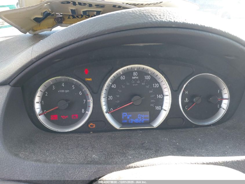 2009 Hyundai Sonata Gls VIN: 5NPET46C29H565727 Lot: 43819838