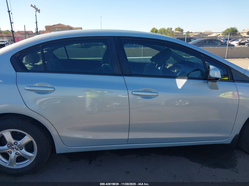 2012 Honda Civic Natural Gas VIN: 19XFB5F59CE002491 Lot: 43819839