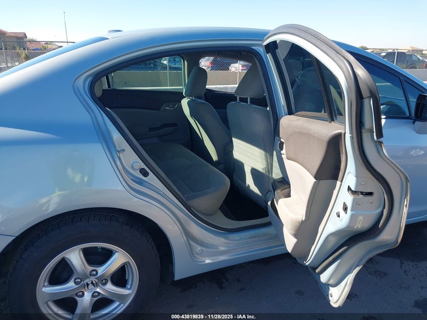 2012 Honda Civic Natural Gas VIN: 19XFB5F59CE002491 Lot: 43819839