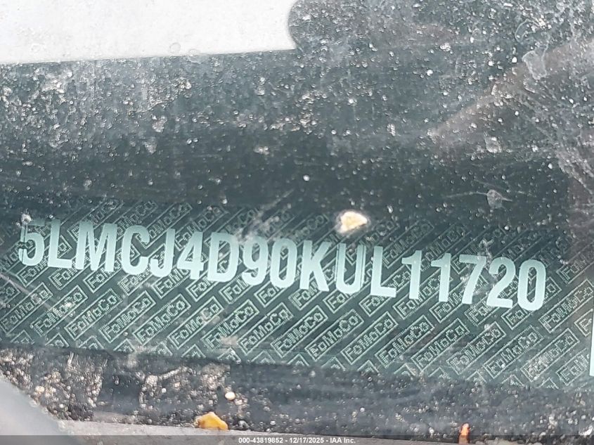 2019 Lincoln Mkc Black Label VIN: 5LMCJ4D90KUL11720 Lot: 43819852