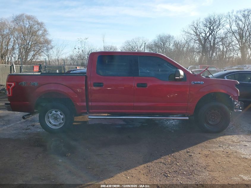 2017 Ford F-150 Xlt VIN: 1FTEW1EF6HKD88150 Lot: 43819859