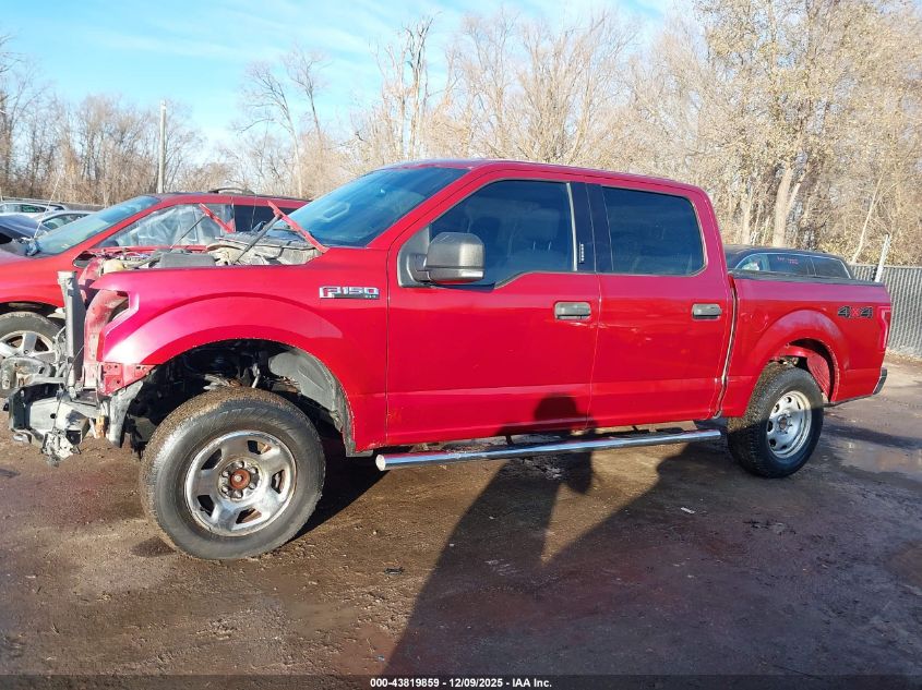 2017 Ford F-150 Xlt VIN: 1FTEW1EF6HKD88150 Lot: 43819859