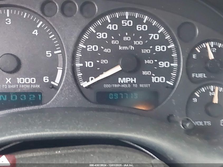 2003 GMC Sonoma Sls VIN: 1GTCS19X738264450 Lot: 43819924