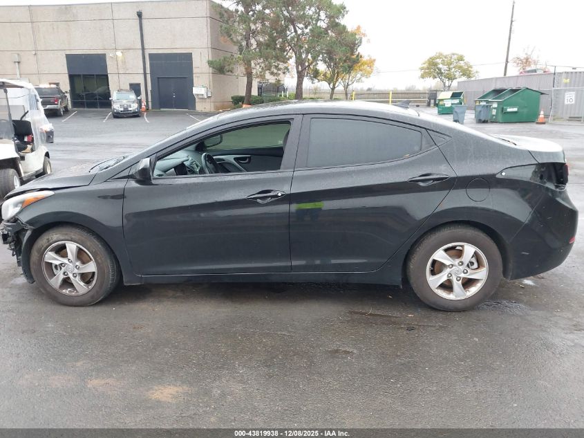 2014 Hyundai Elantra Se VIN: 5NPDH4AE5EH541745 Lot: 43819938