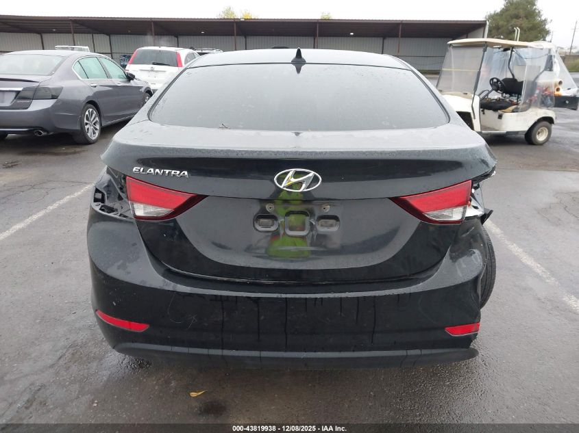 2014 Hyundai Elantra Se VIN: 5NPDH4AE5EH541745 Lot: 43819938