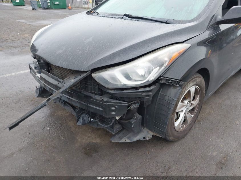 2014 Hyundai Elantra Se VIN: 5NPDH4AE5EH541745 Lot: 43819938