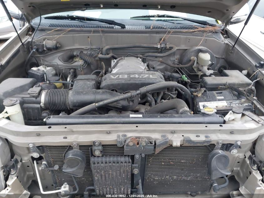 2004 Toyota Tundra Sr5 V8 VIN: 5TBRT34134S442348 Lot: 43819952