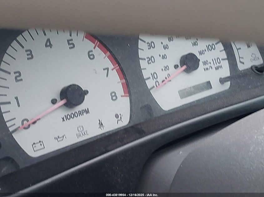 2001 Toyota Tacoma Base V6 VIN: 5TEWN72N61Z835535 Lot: 43819954