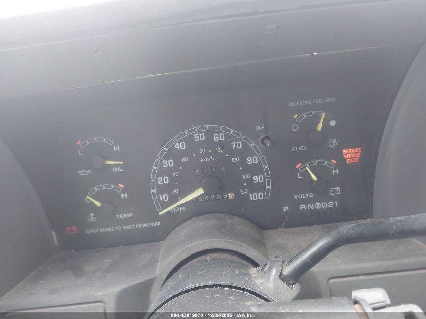 1993 GMC Safari Xt VIN: 1GKDM19ZXPB534798 Lot: 43819970