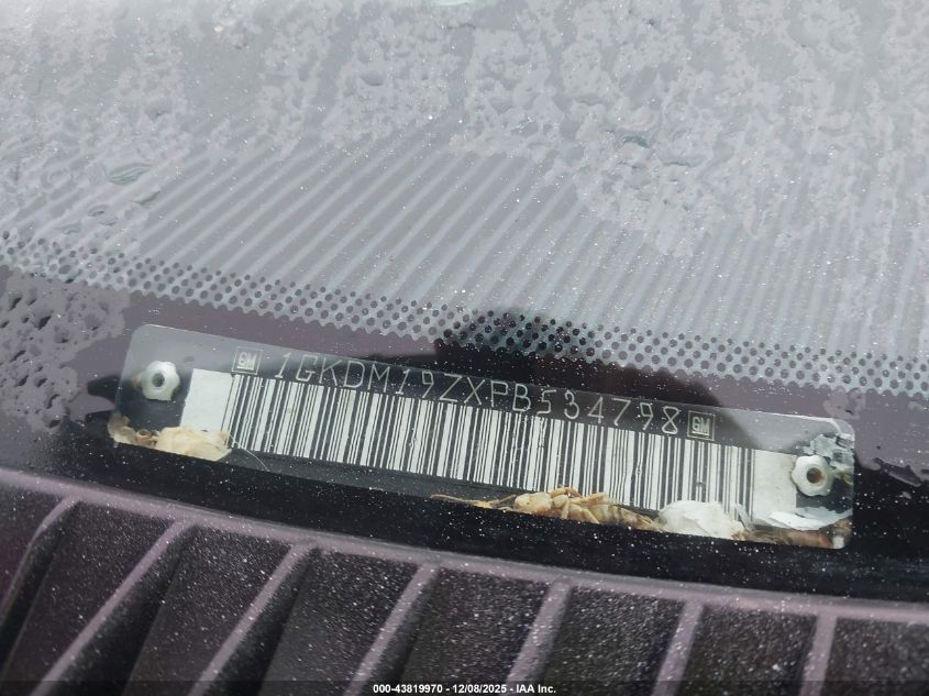 1993 GMC Safari Xt VIN: 1GKDM19ZXPB534798 Lot: 43819970