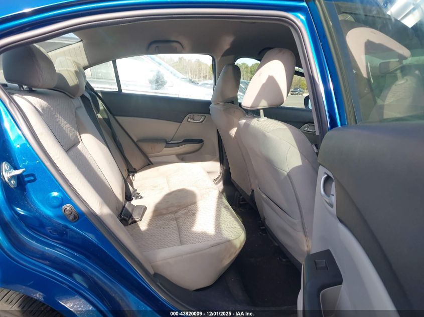 2015 Honda Civic Lx VIN: 2HGFB2F55FH536869 Lot: 43820009