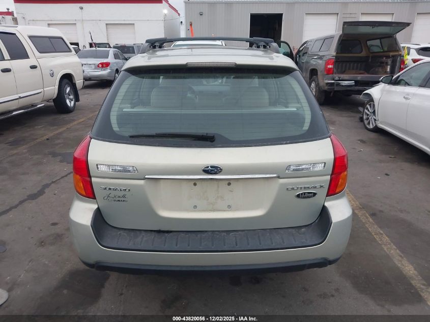 2006 Subaru Outback 3.0R L.l. Bean Edition VIN: 4S4BP86C964333749 Lot: 43820056
