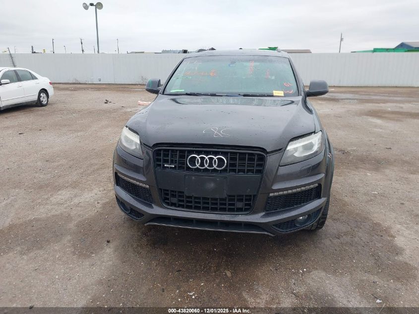2013 Audi Q7 3.0T S Line Prestige VIN: WA1DGAFE3DD016594 Lot: 43820060