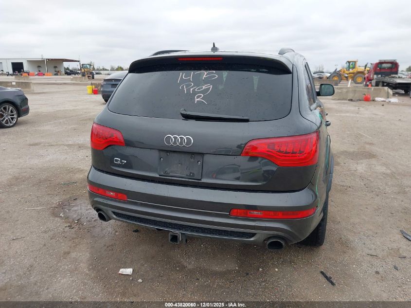 2013 Audi Q7 3.0T S Line Prestige VIN: WA1DGAFE3DD016594 Lot: 43820060