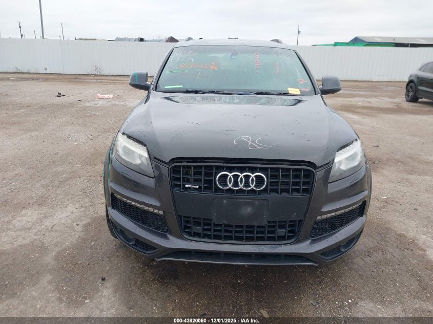 2013 Audi Q7 3.0T S Line Prestige VIN: WA1DGAFE3DD016594 Lot: 43820060
