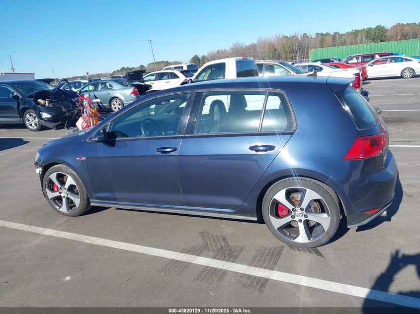 2017 Volkswagen Golf Gti Autobahn 4-Door/S 4-Door/Se 4-Door/Sport VIN: 3VW447AU7HM057091 Lot: 43820129