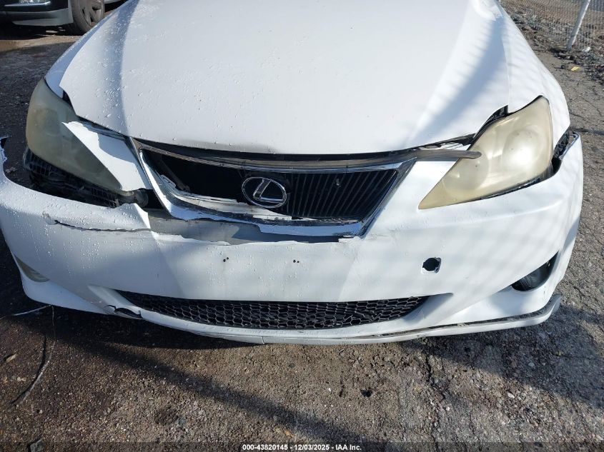 2008 Lexus Is 250 VIN: JTHCK262185025191 Lot: 43820145