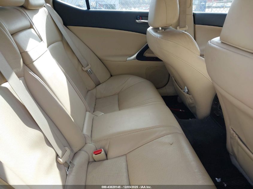 2008 Lexus Is 250 VIN: JTHCK262185025191 Lot: 43820145