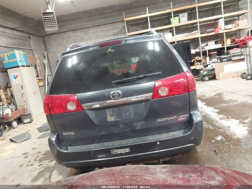 2008 Toyota Sienna Limited VIN: 5TDBK22C88S008992 Lot: 43820147