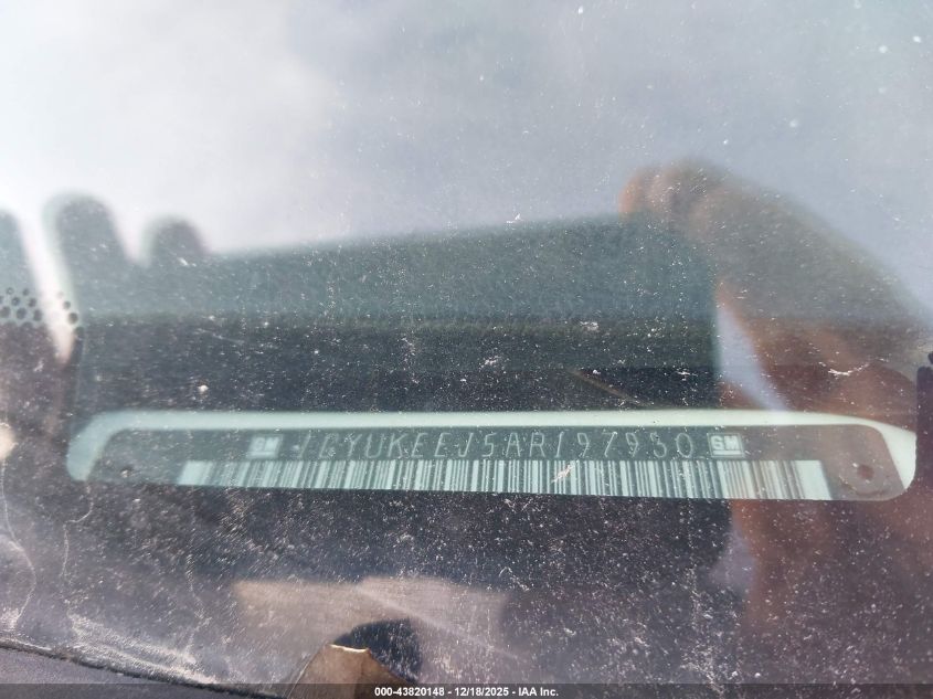 2010 Cadillac Escalade Hybrid Standard VIN: 1GYUKEEJ5AR197930 Lot: 43820148