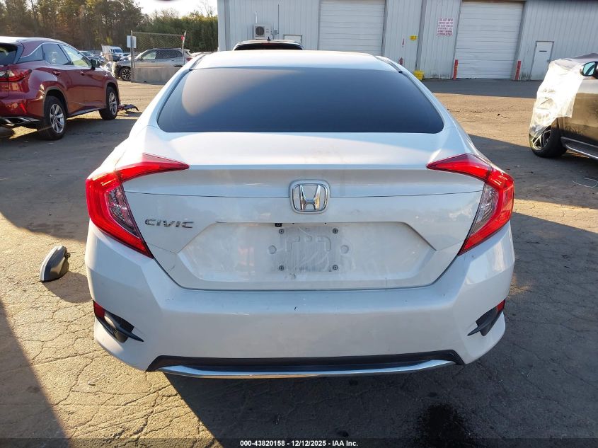 2020 Honda Civic Lx VIN: 19XFC2F65LE215460 Lot: 43820158