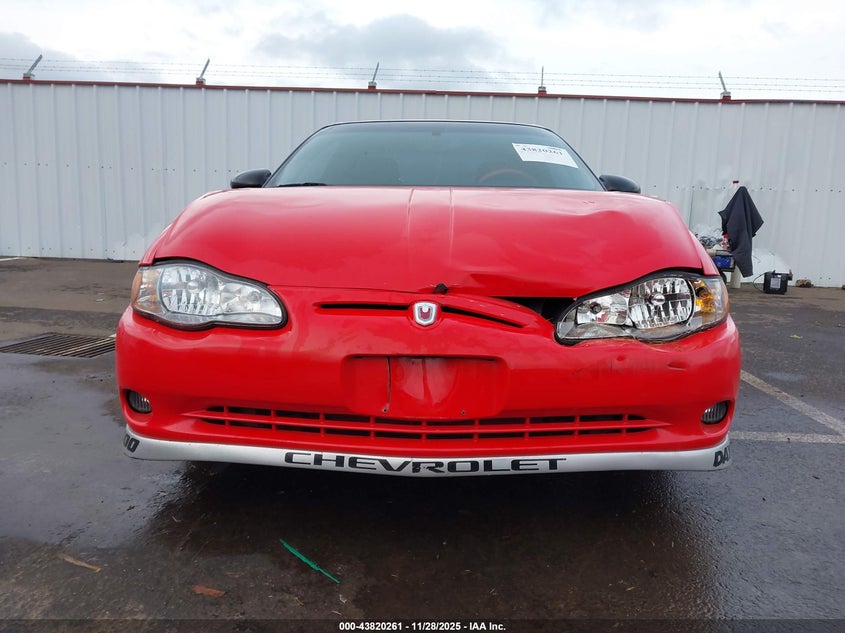 2000 Chevrolet Monte Carlo Ss VIN: 2G1WX12K4Y9370887 Lot: 43820261