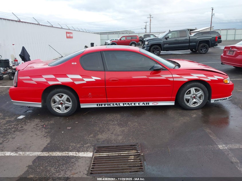2000 Chevrolet Monte Carlo Ss VIN: 2G1WX12K4Y9370887 Lot: 43820261