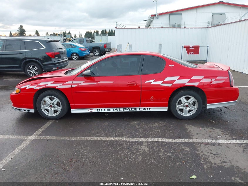 2000 Chevrolet Monte Carlo Ss VIN: 2G1WX12K4Y9370887 Lot: 43820261