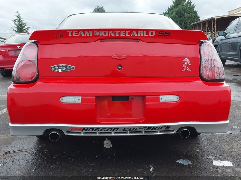 2000 Chevrolet Monte Carlo Ss VIN: 2G1WX12K4Y9370887 Lot: 43820261