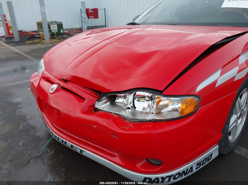 2000 Chevrolet Monte Carlo Ss VIN: 2G1WX12K4Y9370887 Lot: 43820261