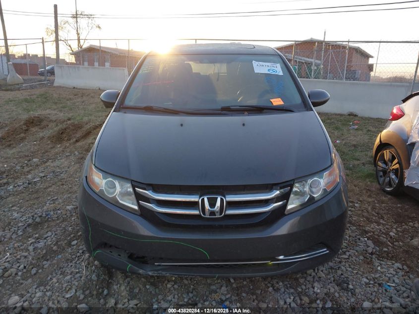 2016 Honda Odyssey Ex-L VIN: 5FNRL5H62GB014188 Lot: 43820284