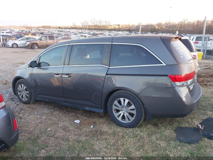 2016 Honda Odyssey Ex-L VIN: 5FNRL5H62GB014188 Lot: 43820284
