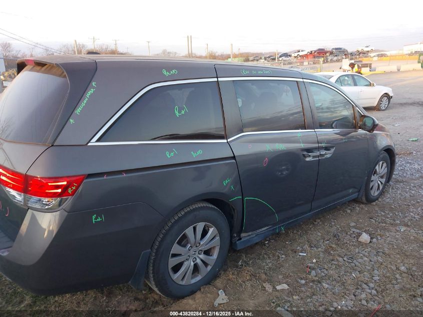 2016 Honda Odyssey Ex-L VIN: 5FNRL5H62GB014188 Lot: 43820284