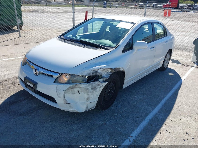 1HGFA46517L000293 2007 HONDA CIVIC photo no. 2