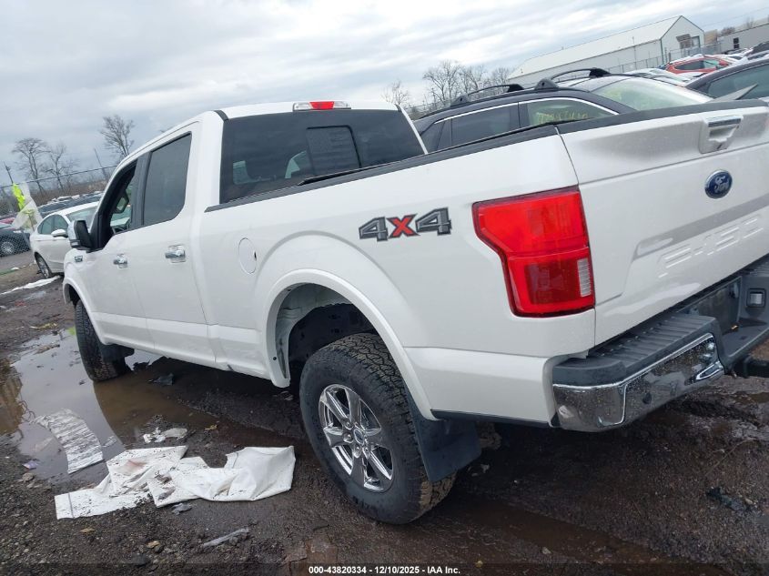 2018 Ford F-150 Lariat VIN: 1FTFW1E58JFD32723 Lot: 43820334