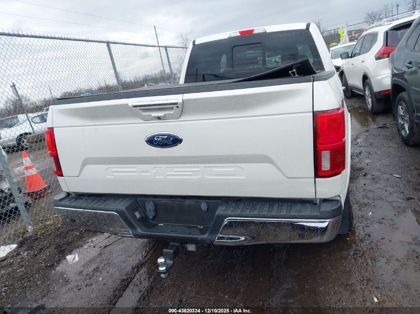 2018 Ford F-150 Lariat VIN: 1FTFW1E58JFD32723 Lot: 43820334