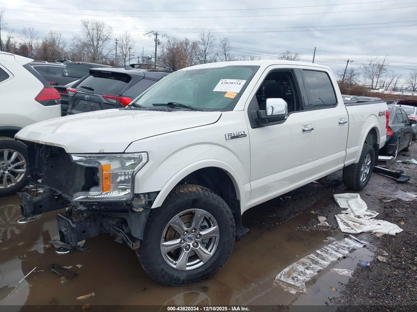 VIN 1FTFW1E58JFD32723 2018 FORD F-150 LARIAT