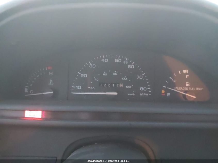 1989 Ford Tempo Gl VIN: 2FAPP36X0KB153484 Lot: 43820381