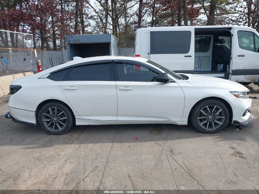2022 Honda Accord Ex-L VIN: 1HGCV1F5XNA055064 Lot: 43820382