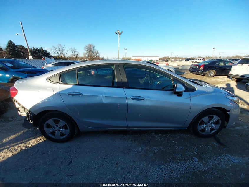 2018 Chevrolet Cruze Ls Auto VIN: 1G1BC5SM8J7130509 Lot: 43820425