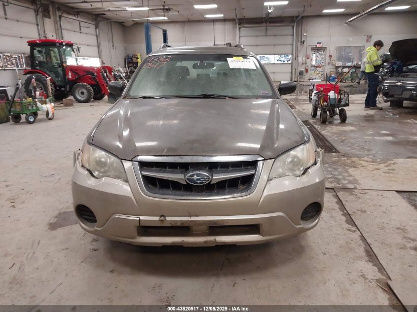 2008 Subaru Outback VIN: 4S4BP60C487359948 Lot: 43820517