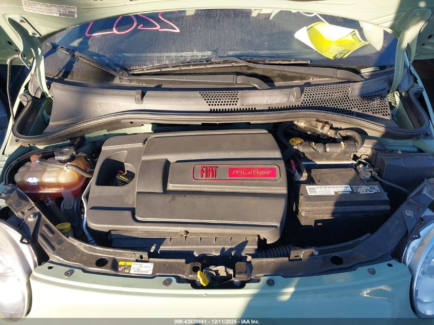 2013 Fiat 500 Pop VIN: 3C3CFFAR5DT629018 Lot: 43820561