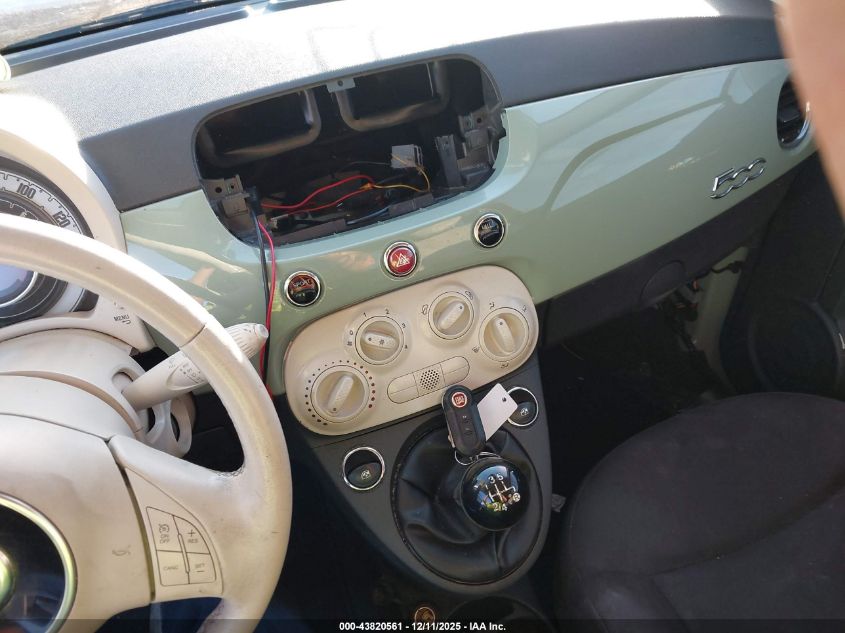 2013 Fiat 500 Pop VIN: 3C3CFFAR5DT629018 Lot: 43820561