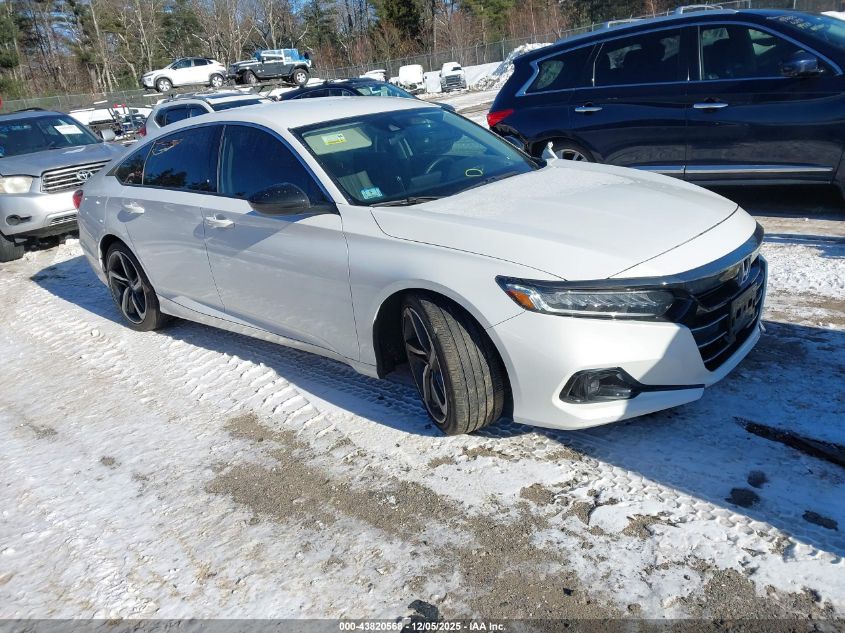 2022 Honda Accord Sport Se VIN: 1HGCV1F47NA109797 Lot: 43820568