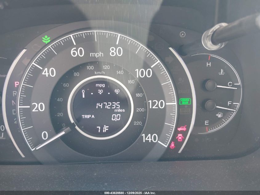 2013 Honda Cr-V Ex-L VIN: 2HKRM4H71DH608171 Lot: 43820580