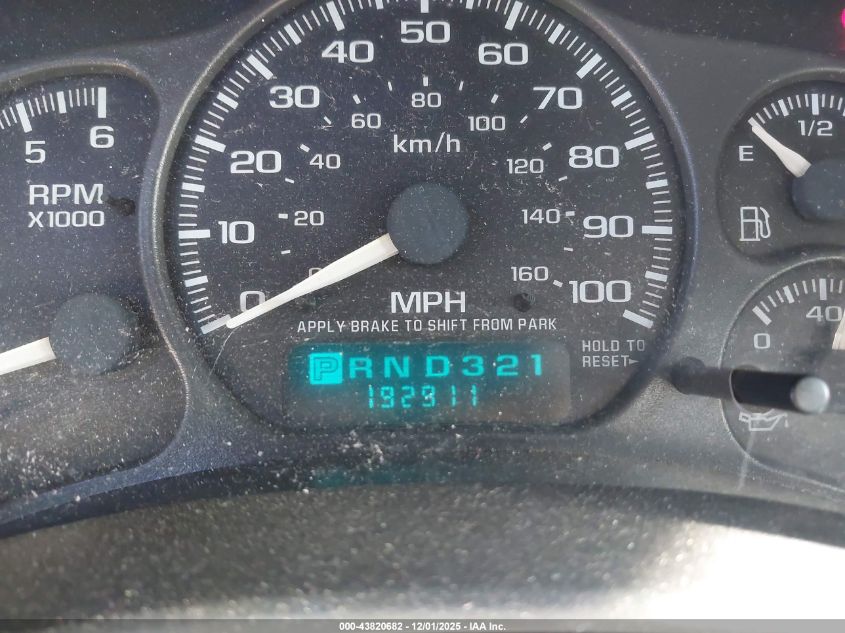 2002 Chevrolet Silverado 1500 Ls VIN: 2GCEC19TX21194009 Lot: 43820682